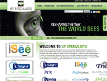 Tablet Screenshot of gpspecialists.com